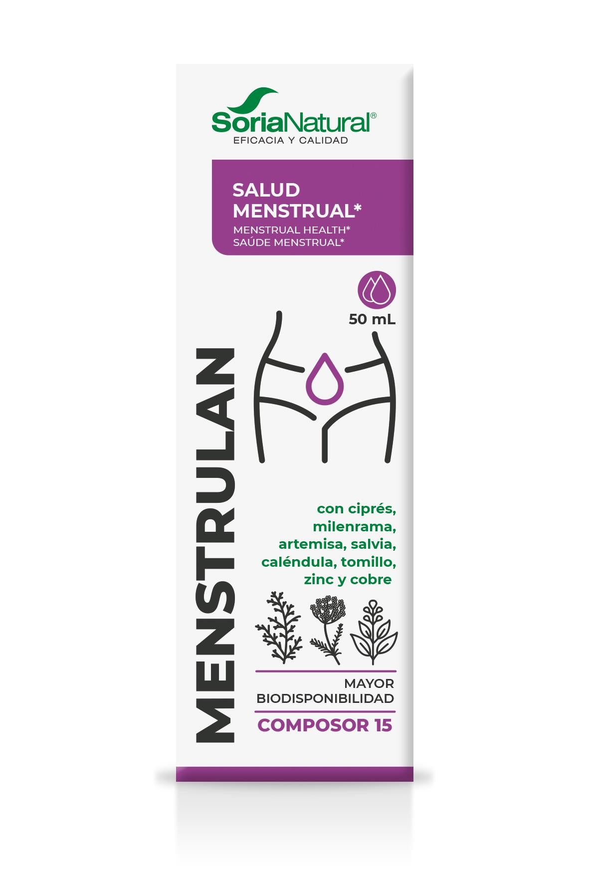 Composor 15 - Menstrulan · Soria Natural · 50 ml - 2