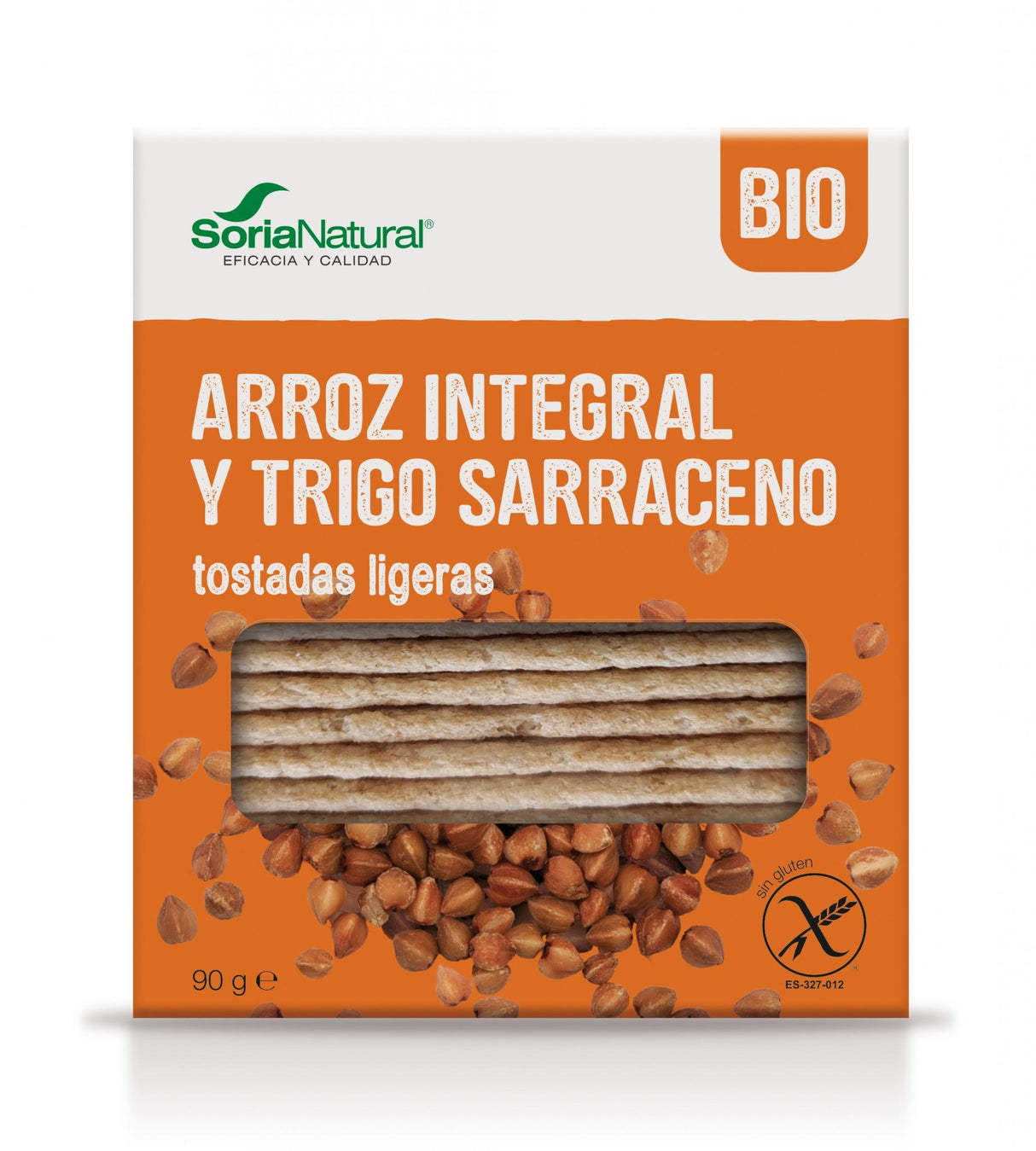 Tostadas de Arroz Integral y Trigo Sarraceno · Soria Natural · 90 gramos