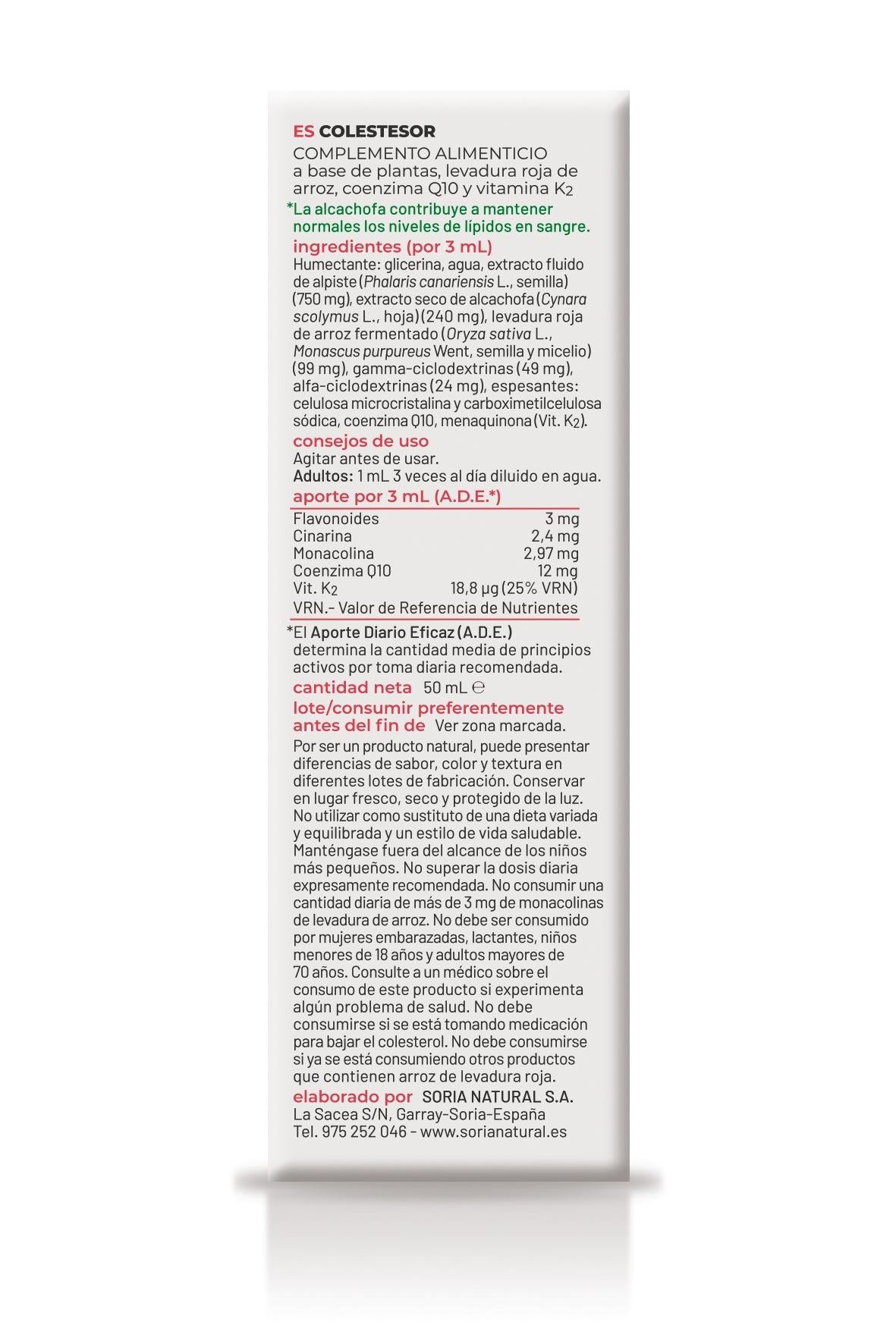 Composor 26 - Colestesor · Soria Natural · 50 ml