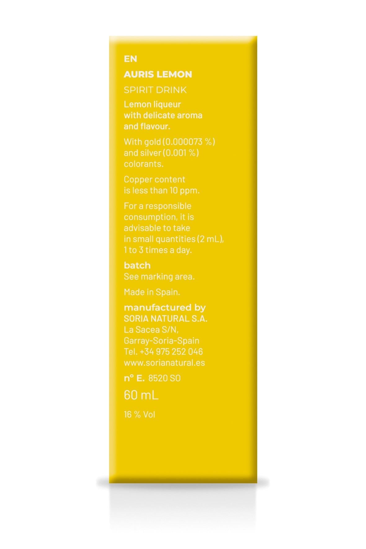 Auris Lemon · Soria Natural · 60 ml - 2