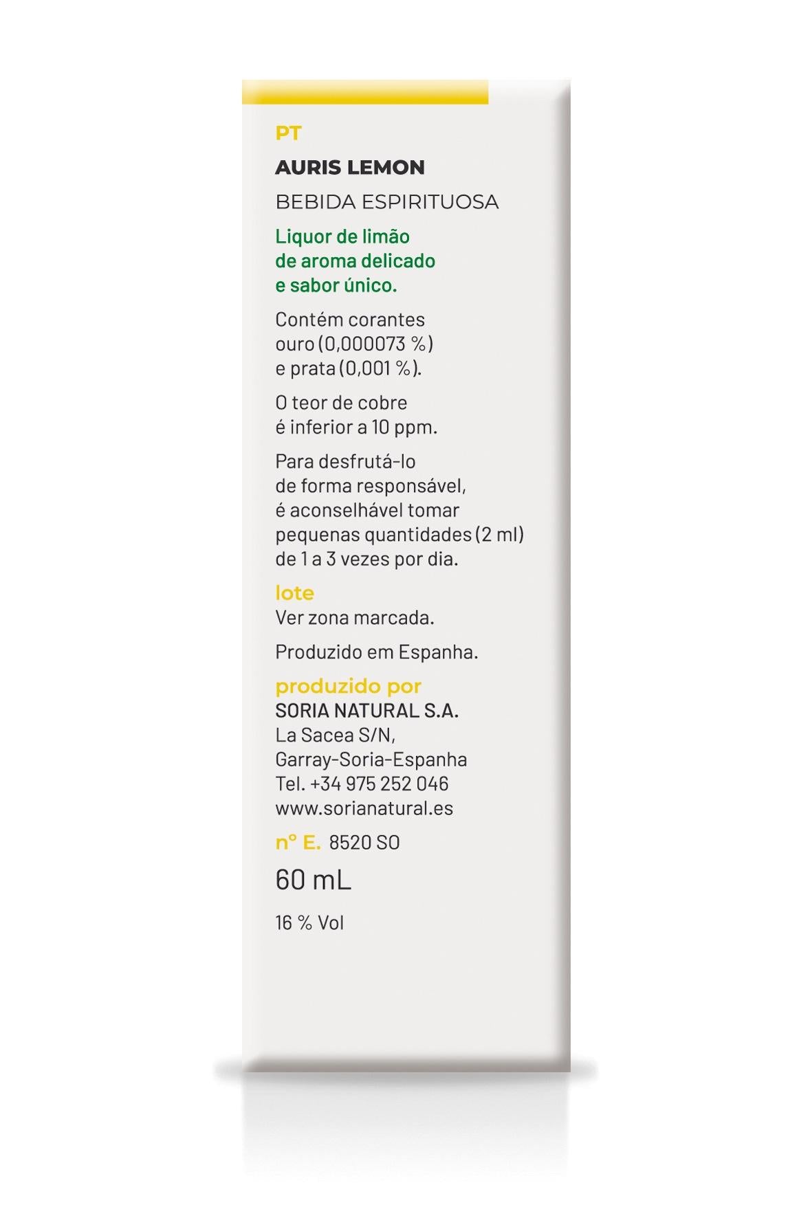 Auris Lemon · Soria Natural · 60 ml - 3