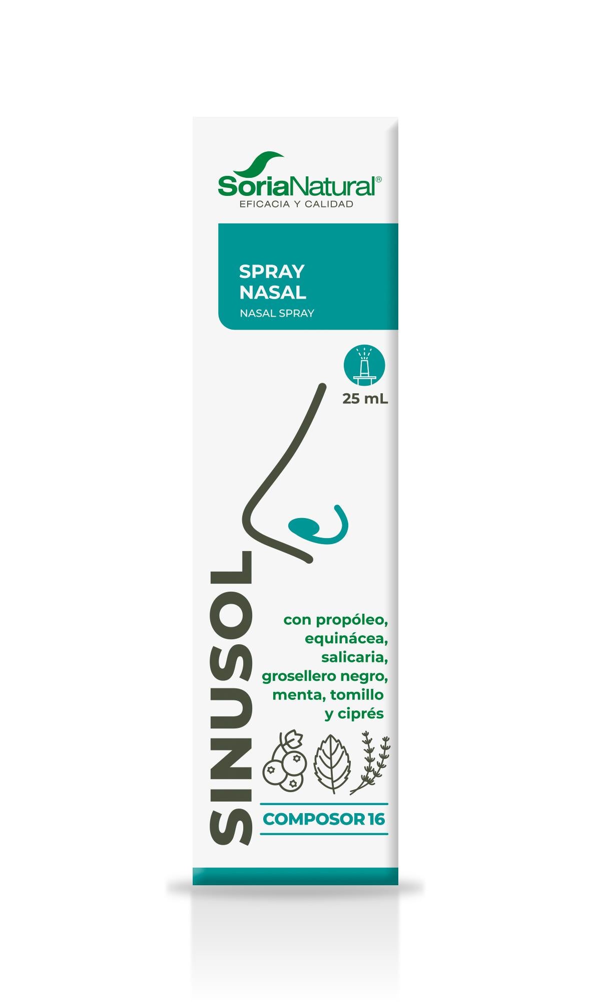 Composor 16 - Sinusol · Soria Natural · 25 ml - 4