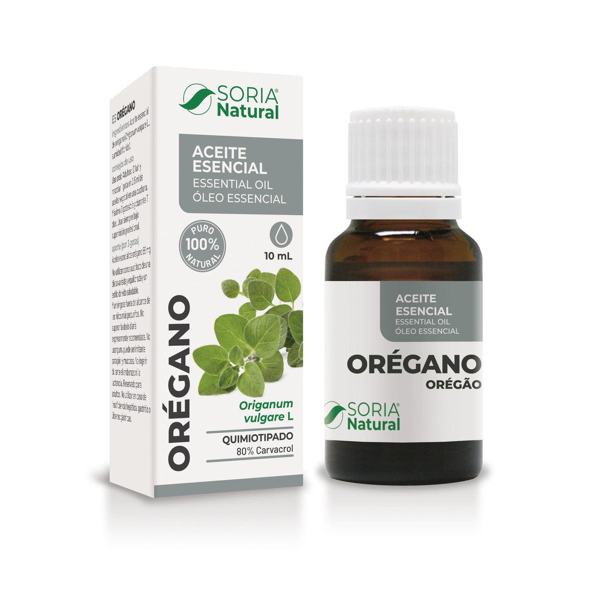 Aceite Esencial de Orégano Quimiotipado Soria Natural 10 ml