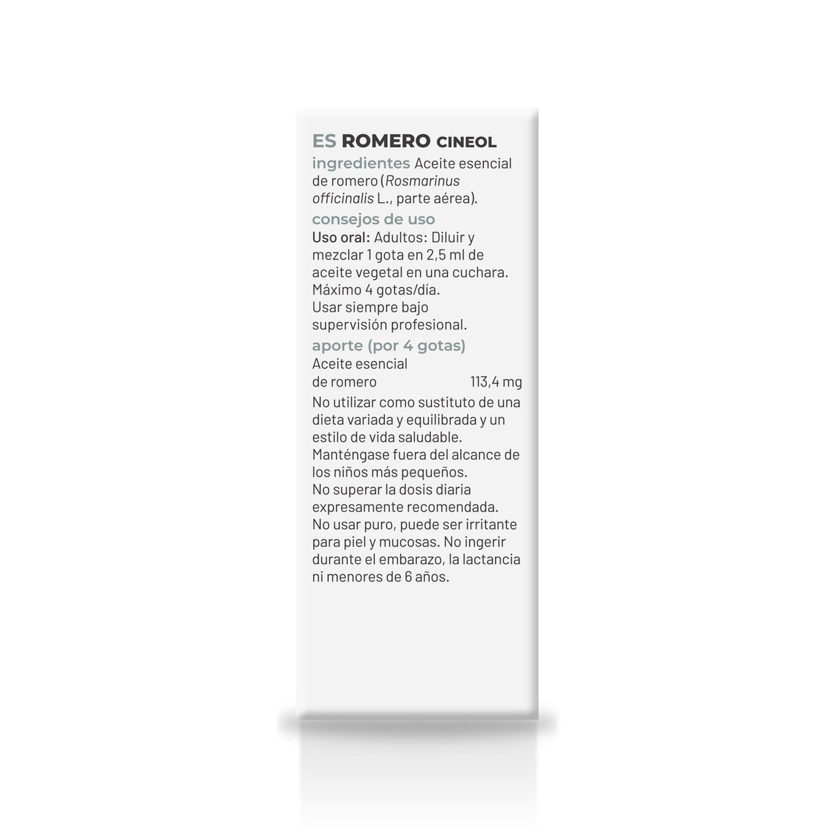 Aceite Esencial de Romero Cineol Quimiotipado Soria Natural 10 ml