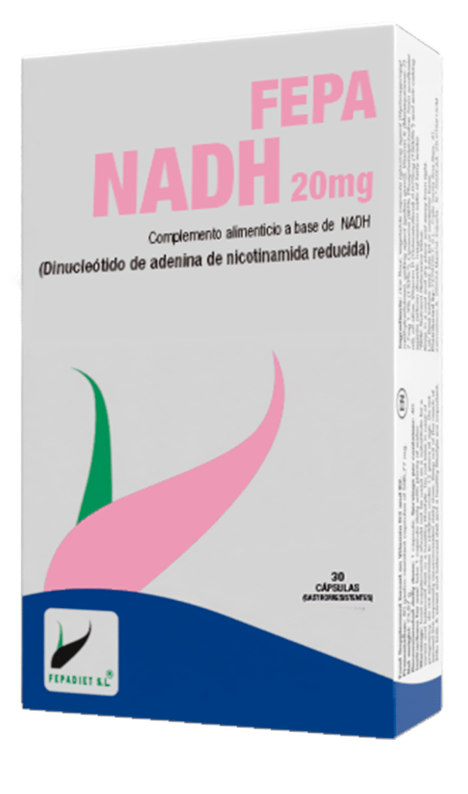 Fepa-NADH 20 mg · Fepadiet · 30 cápsulas