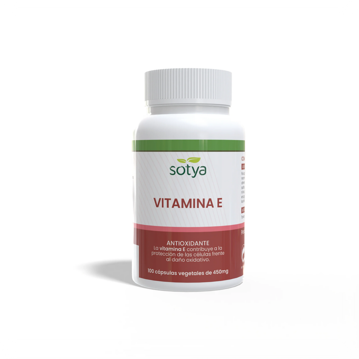 Vitamina E · Sotya · 100 cápsulas