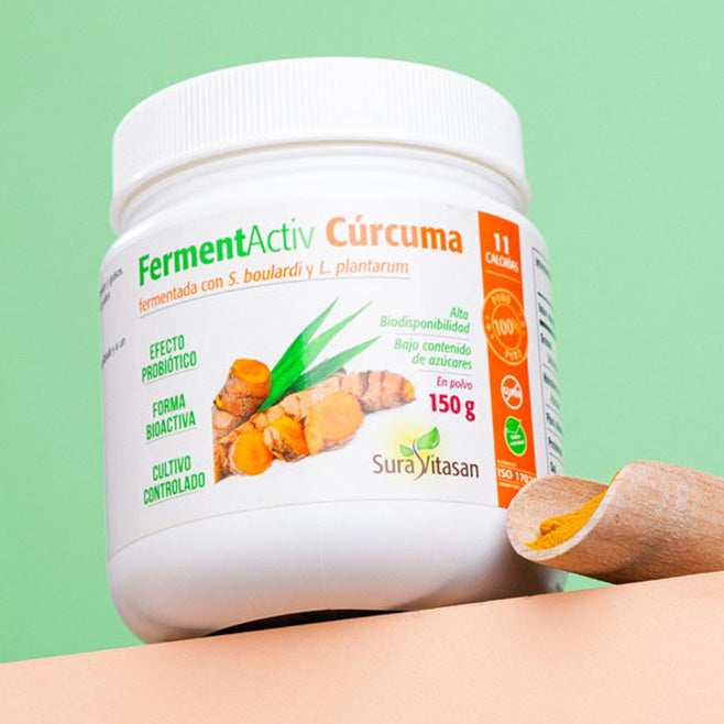 FermentActiv Cúrcuma · Sura Vitasan — presentación