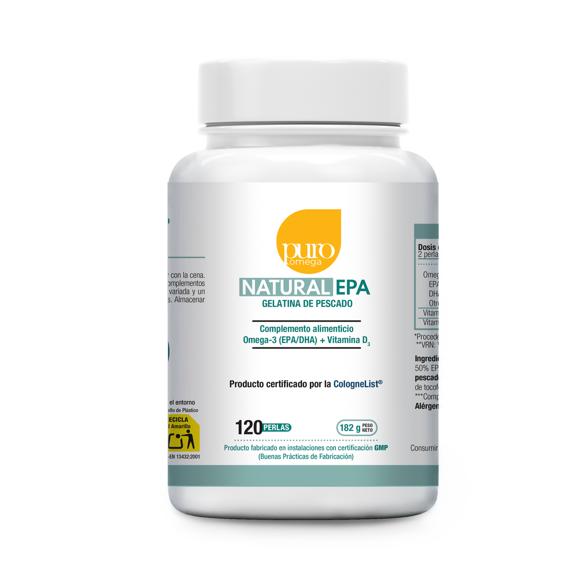Natural EPA · Puro Omega · 120 Perlas