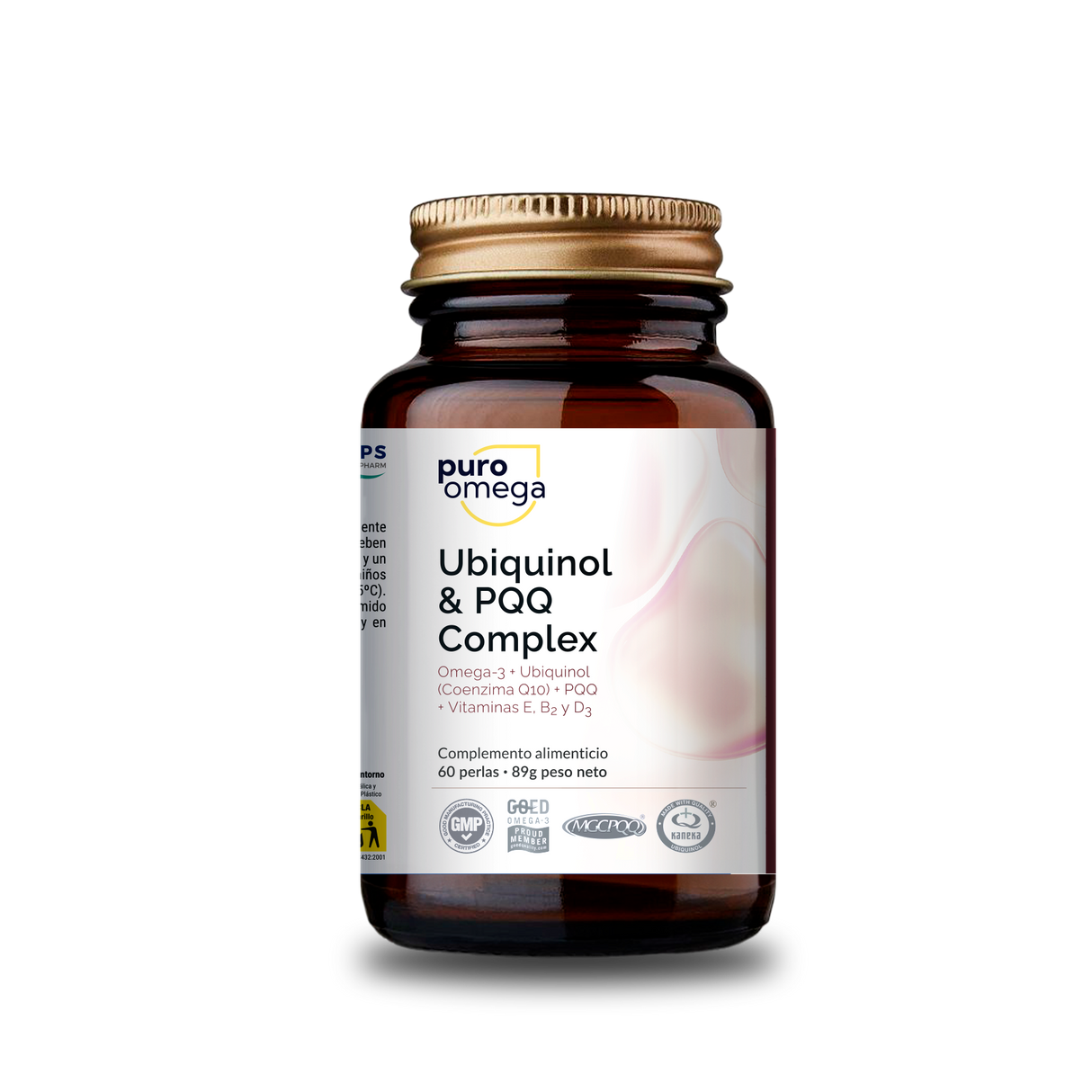 Ubiquinol & PQQ Complex · Puro Omega · 60 perlas