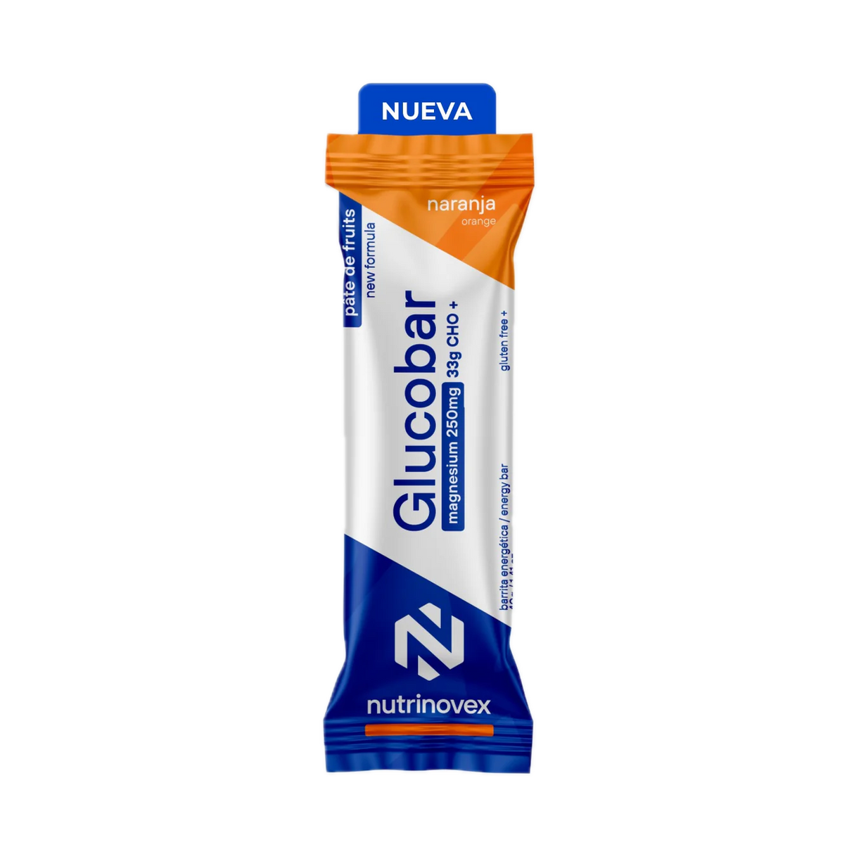 Glucobar Magnesio: Sabor Naranja · Nutrinovex · 40 gramos