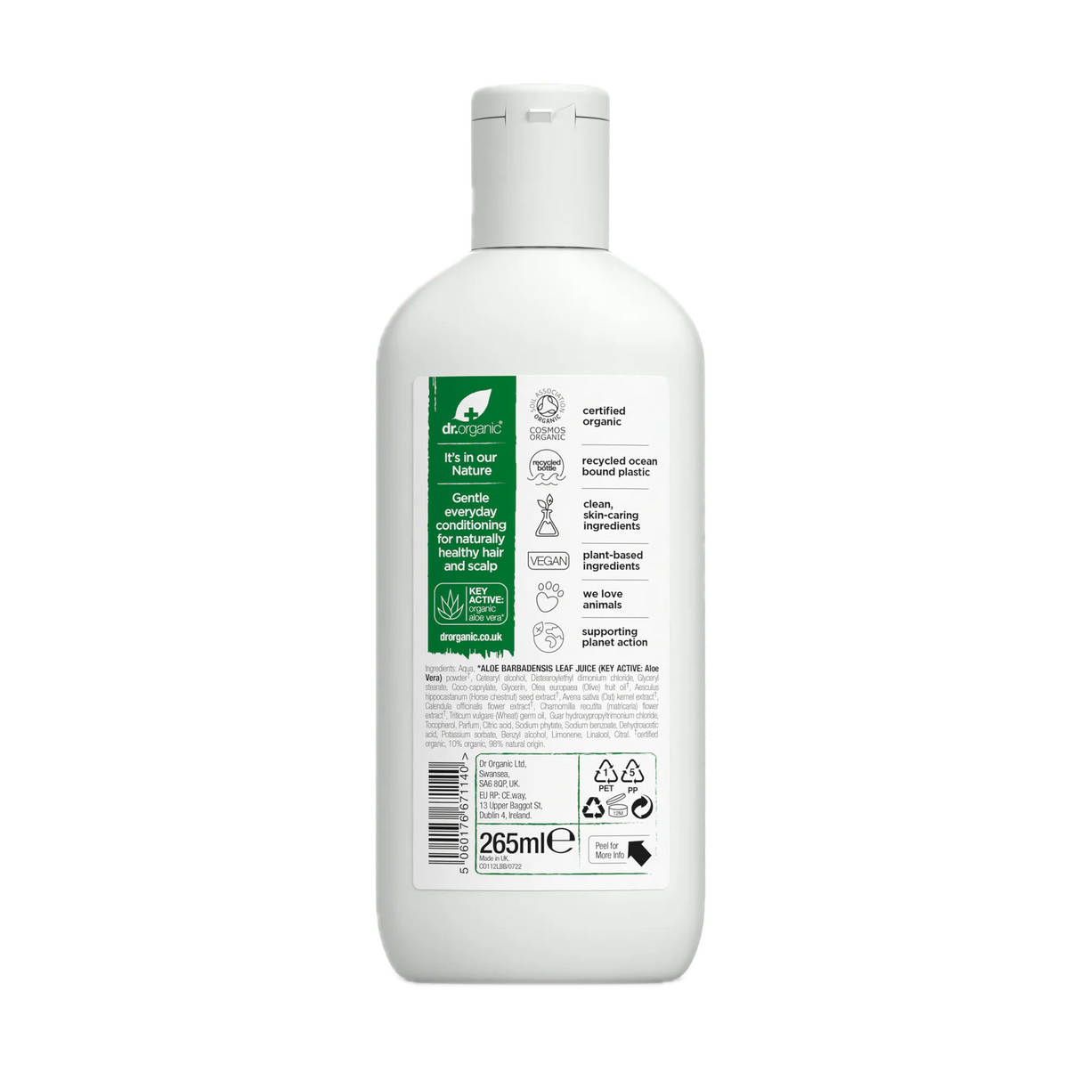 Acondicionador Aloe Vera · Dr Organic · 265 ml