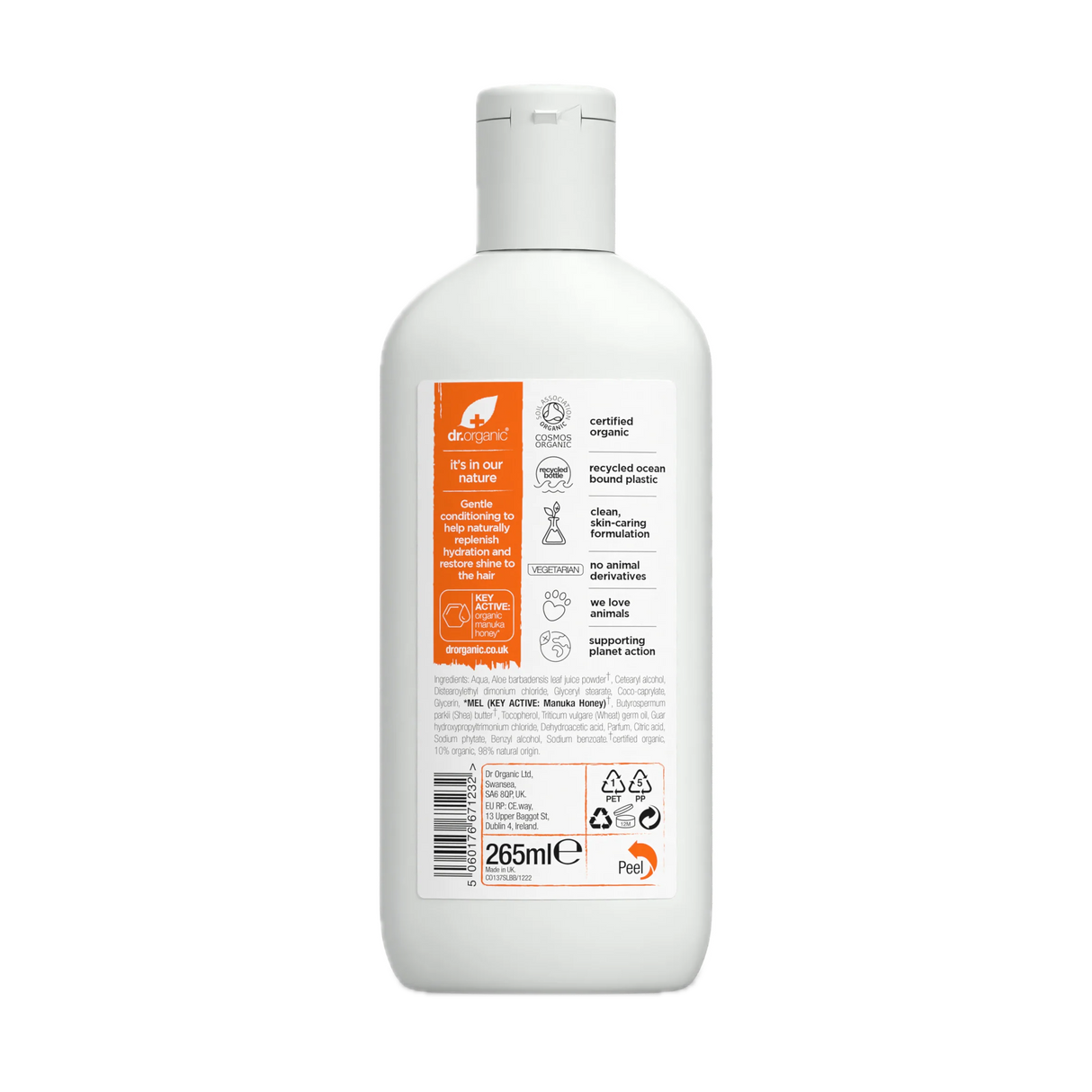 Acondicionador Miel de Manuka · Dr Organic · 265 ml