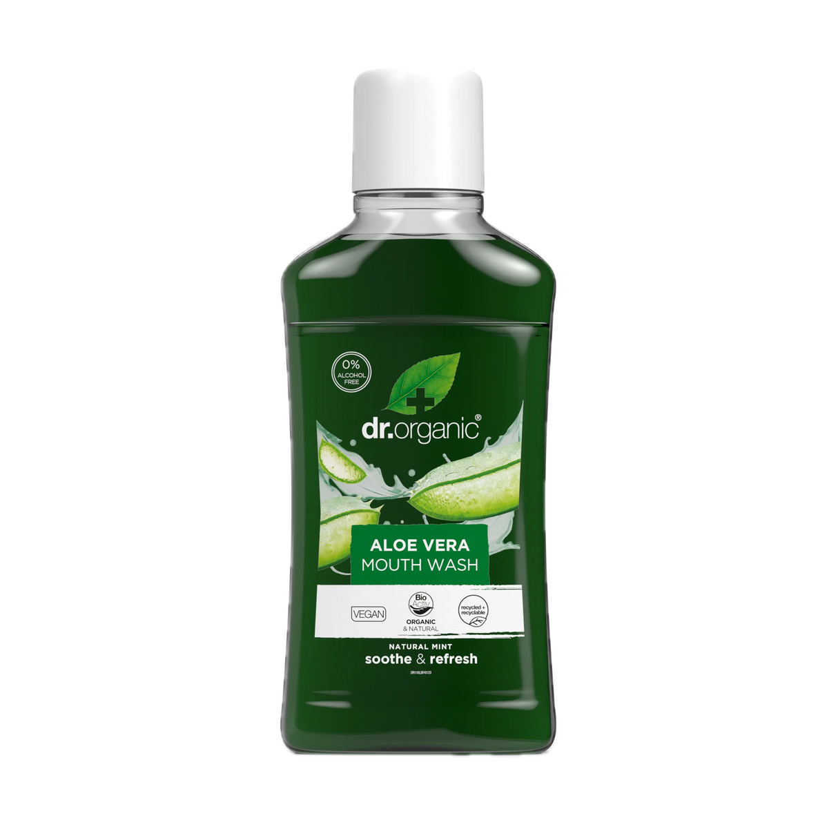 Enjuague Bucal Aloe Vera · Dr Organic · 500 ml