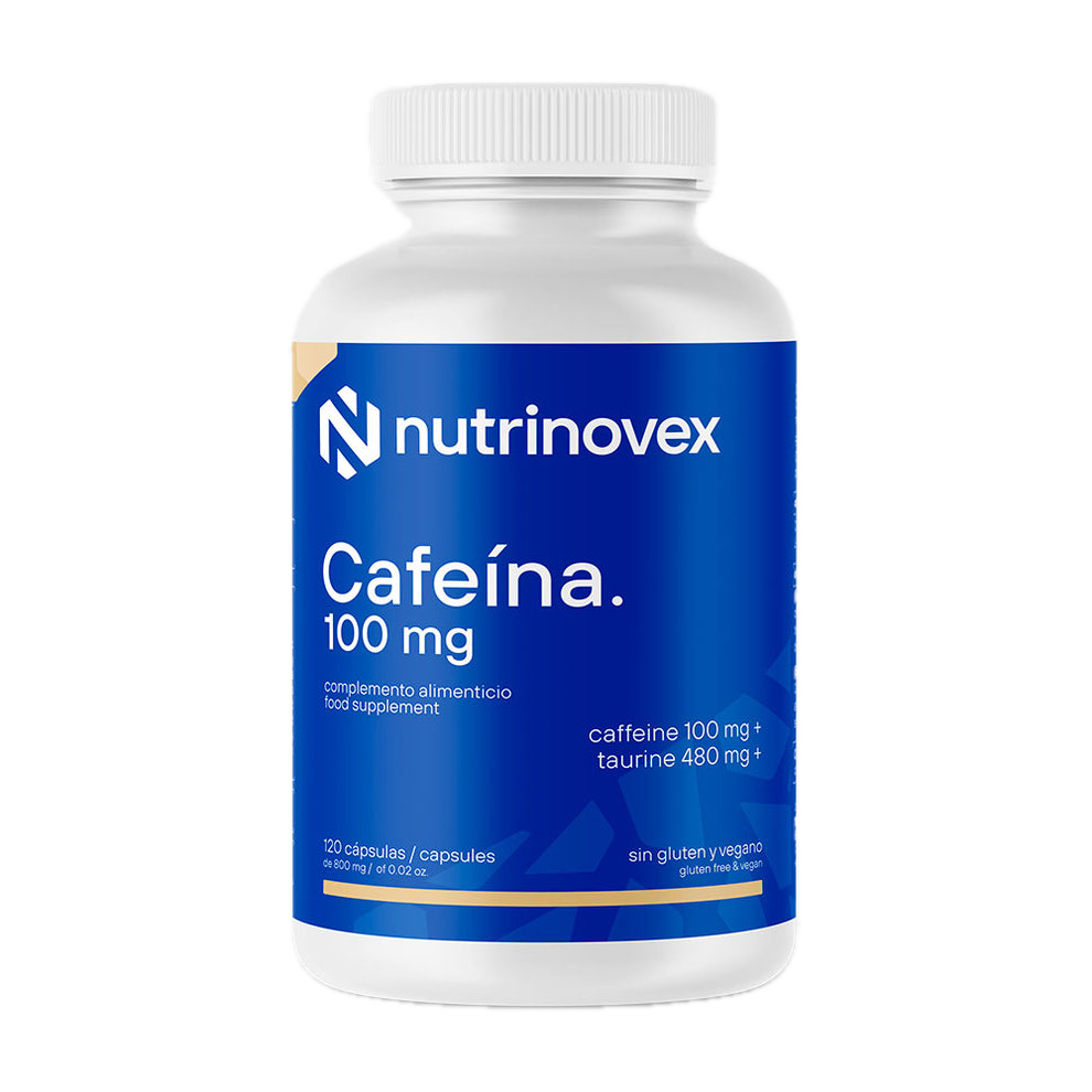 Cafeína + Taurina · Nutrinovex · 120 cápsulas
