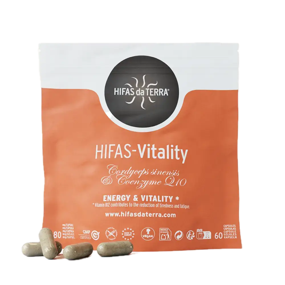 Refill Hifas-Vitality · Hifas da Terra · 60 cápsulas