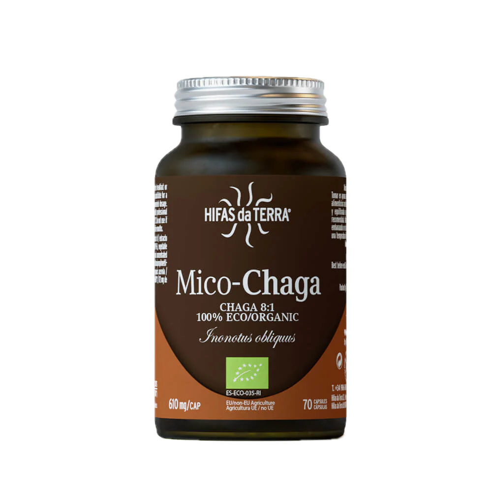 Mico-Chaga · Hifas da Terra · 70 cápsulas