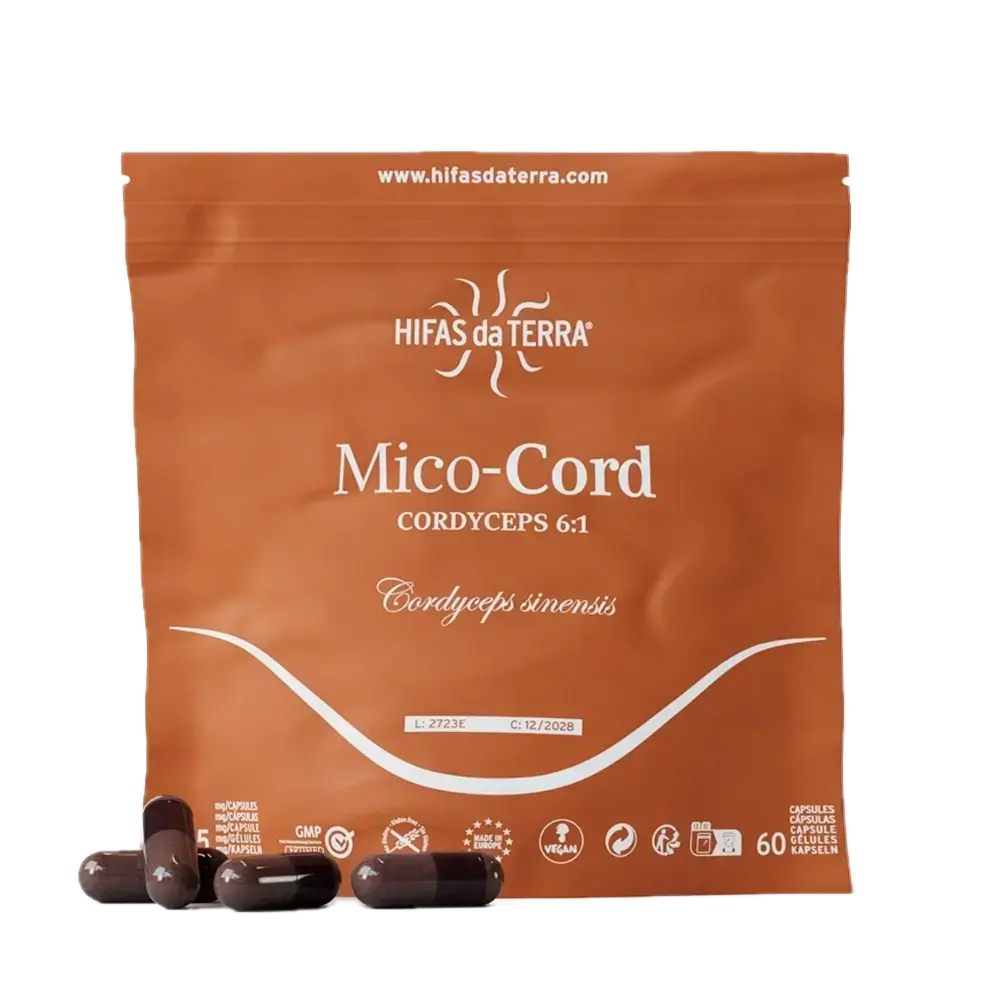 Refill Mico-Cord · Hifas da Terra · 60 cápsulas