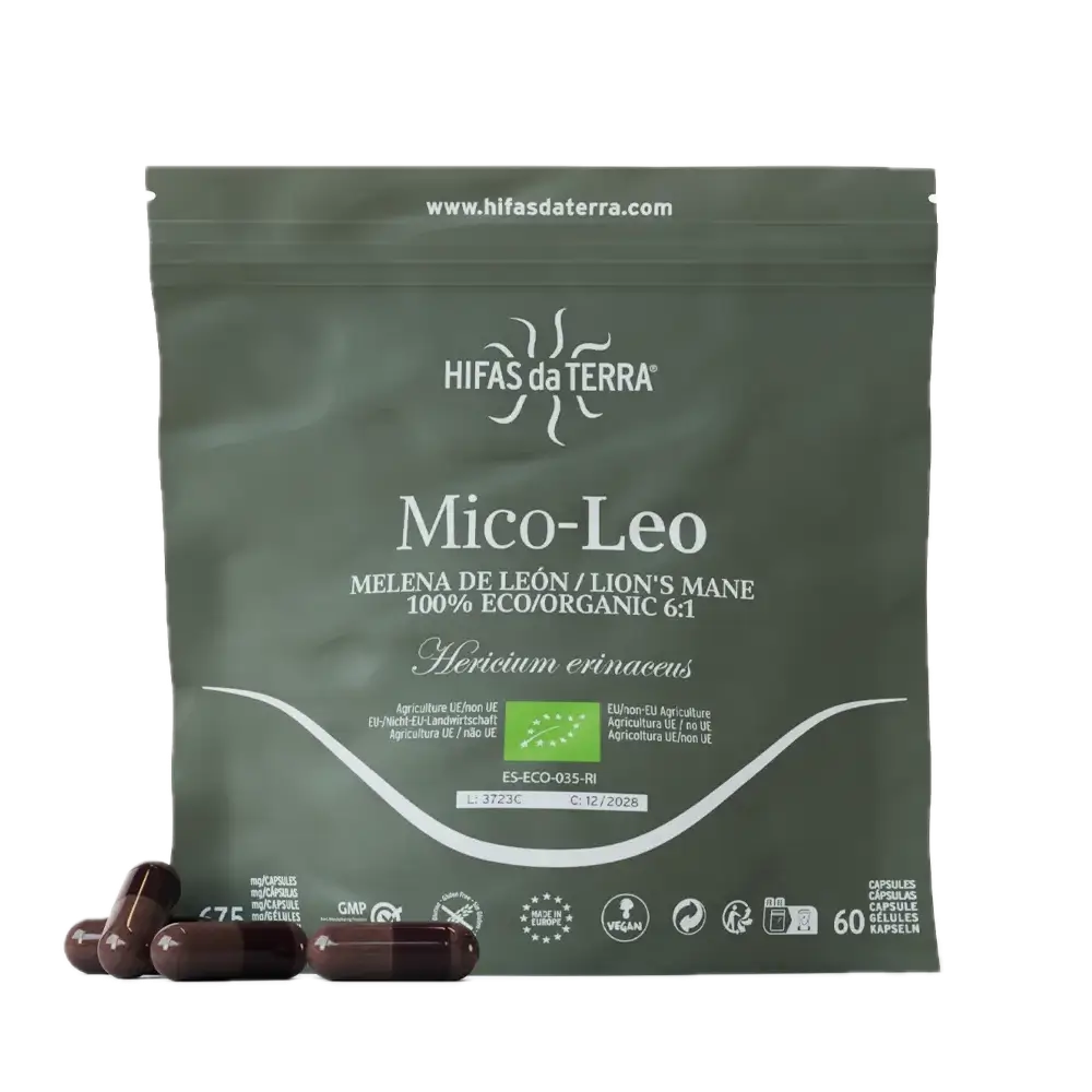 Refill Mico-Leo · Hifas da Terra · 60 cápsulas