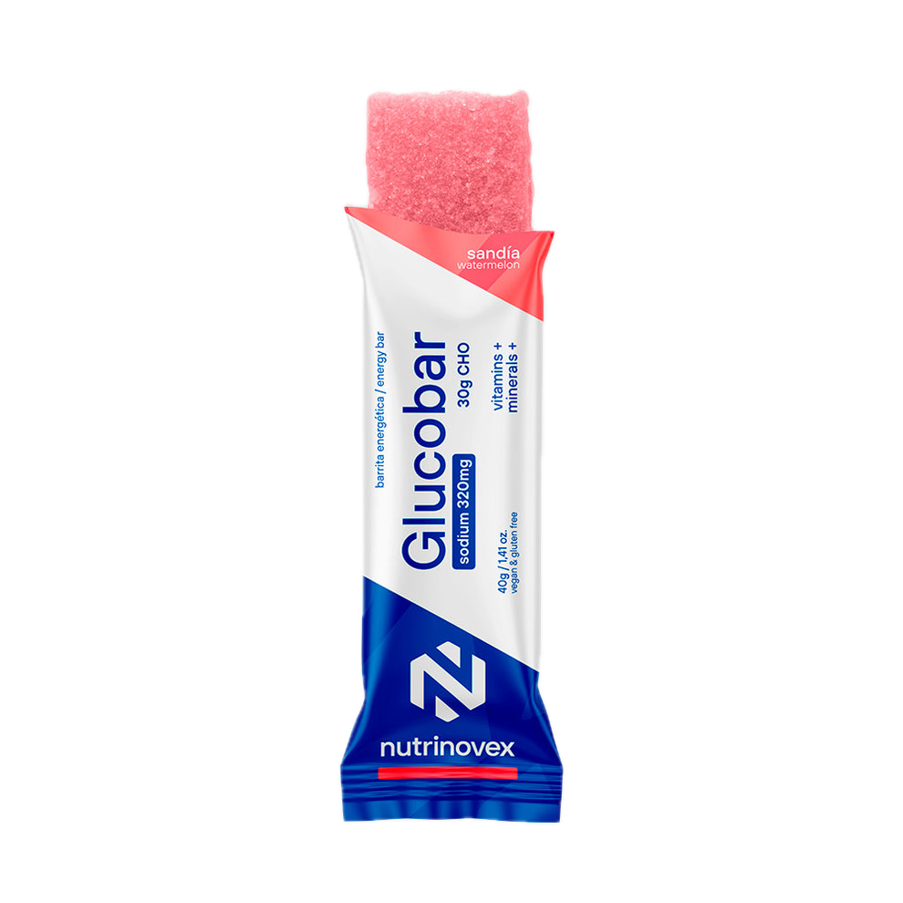Glucobar Sodio: Sabor Sandía · Nutrinovex · 40 gramos
