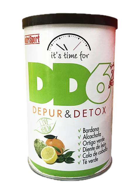 DD6 Depur & Detox · Nutrisport · 240 gramos