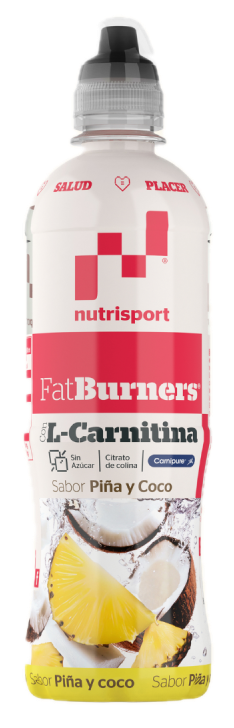 Fat Burners Piña y Coco con L-Carnitina · Nutrisport · 500 ml
