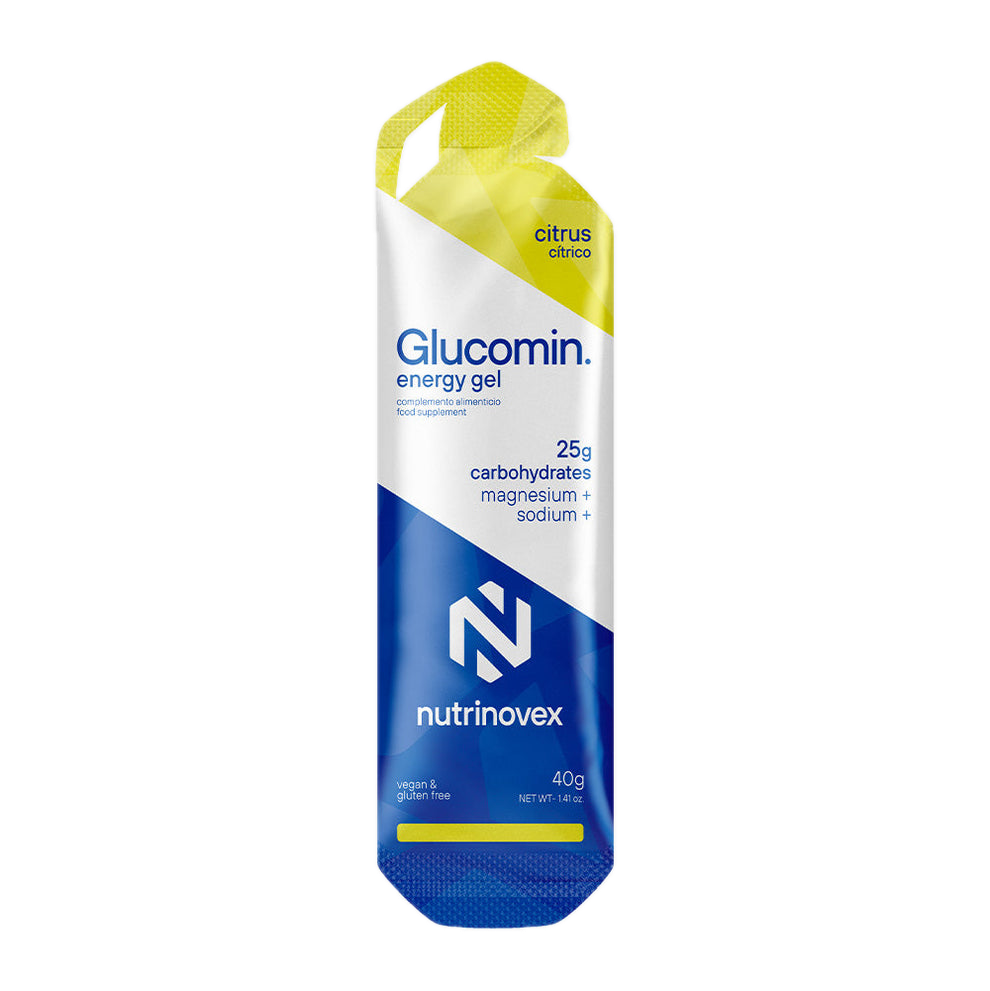 Glucomin Energy Gel: Sabor Cítrico · Nutrinovex · 40 gramos