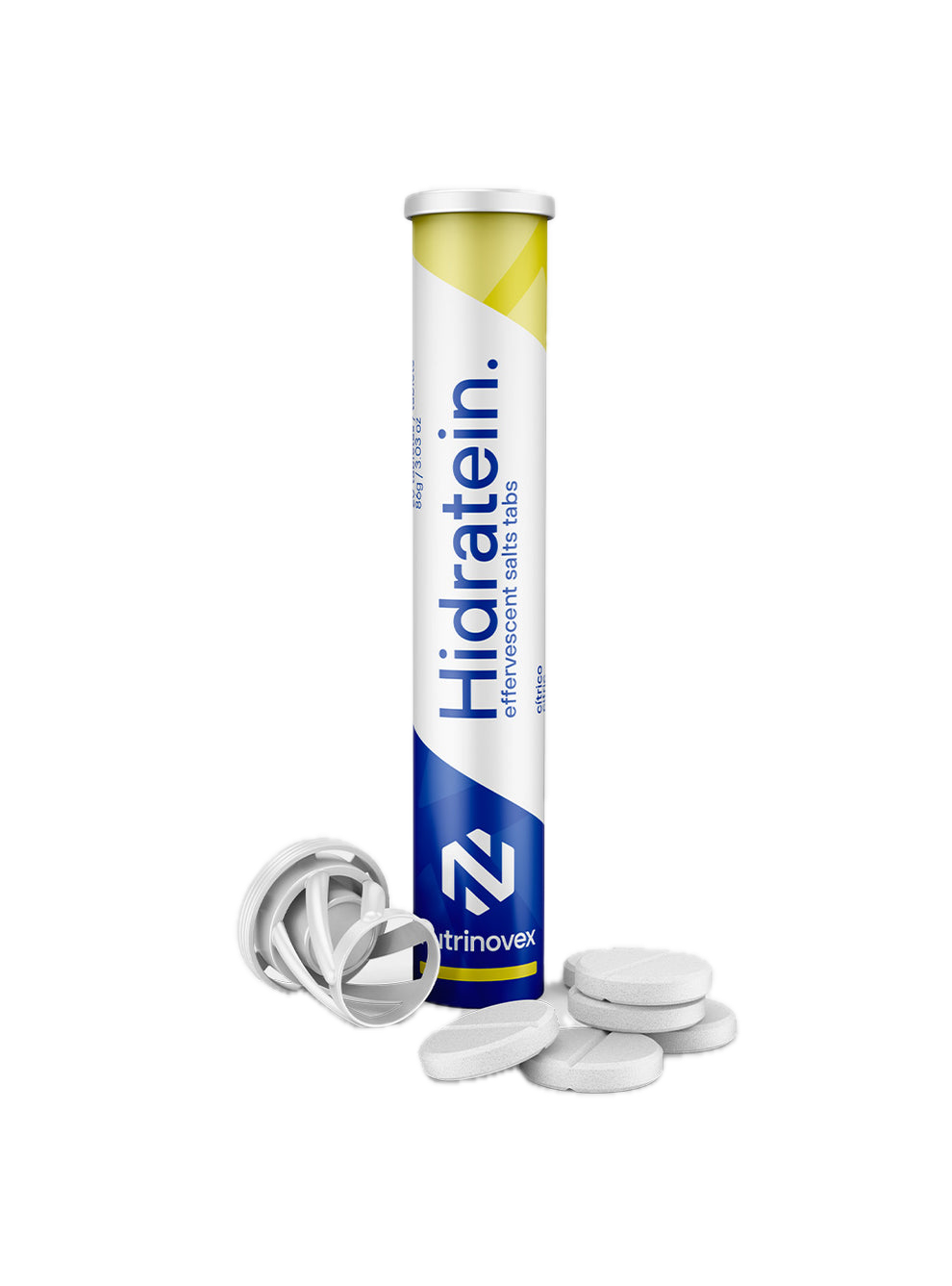 Hidratein Effervescent Salts: Sabor Cítrico · Nutrinovex · 20 comprimidos