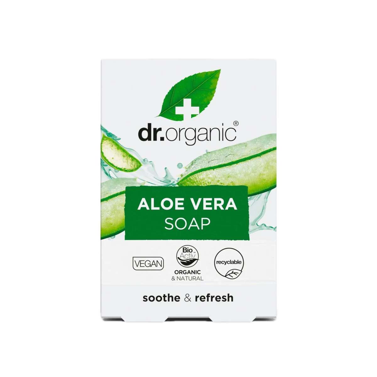 Jabon Aloe Vera · Dr Organic · 100 gramos