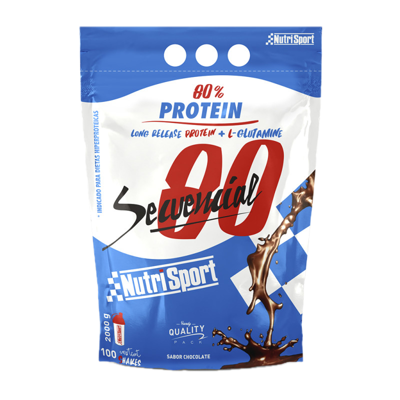 Secuencial 80 Chocolate · Nutrisport · 2 kg