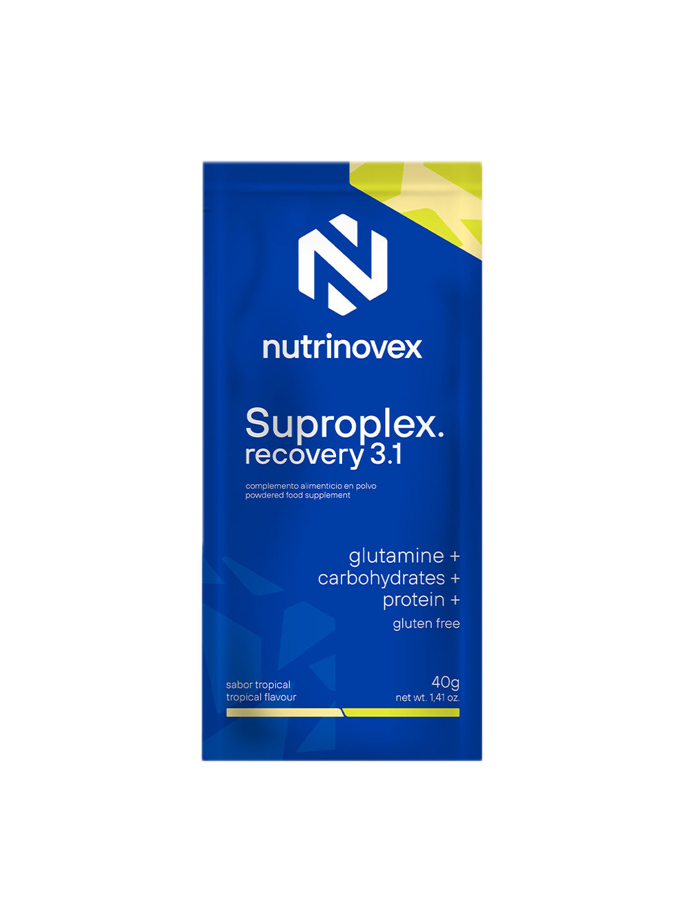 Suproplex Recovery 3.1: Sabor Tropical · Nutrinovex · 40 gramos