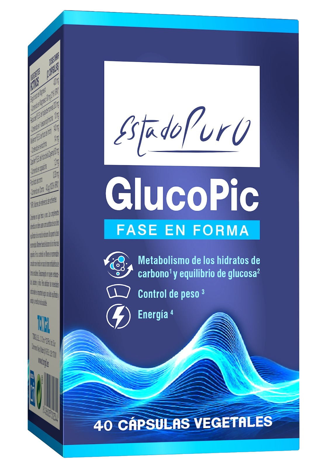 GlucoPic · Tongil · 40 cápsulas