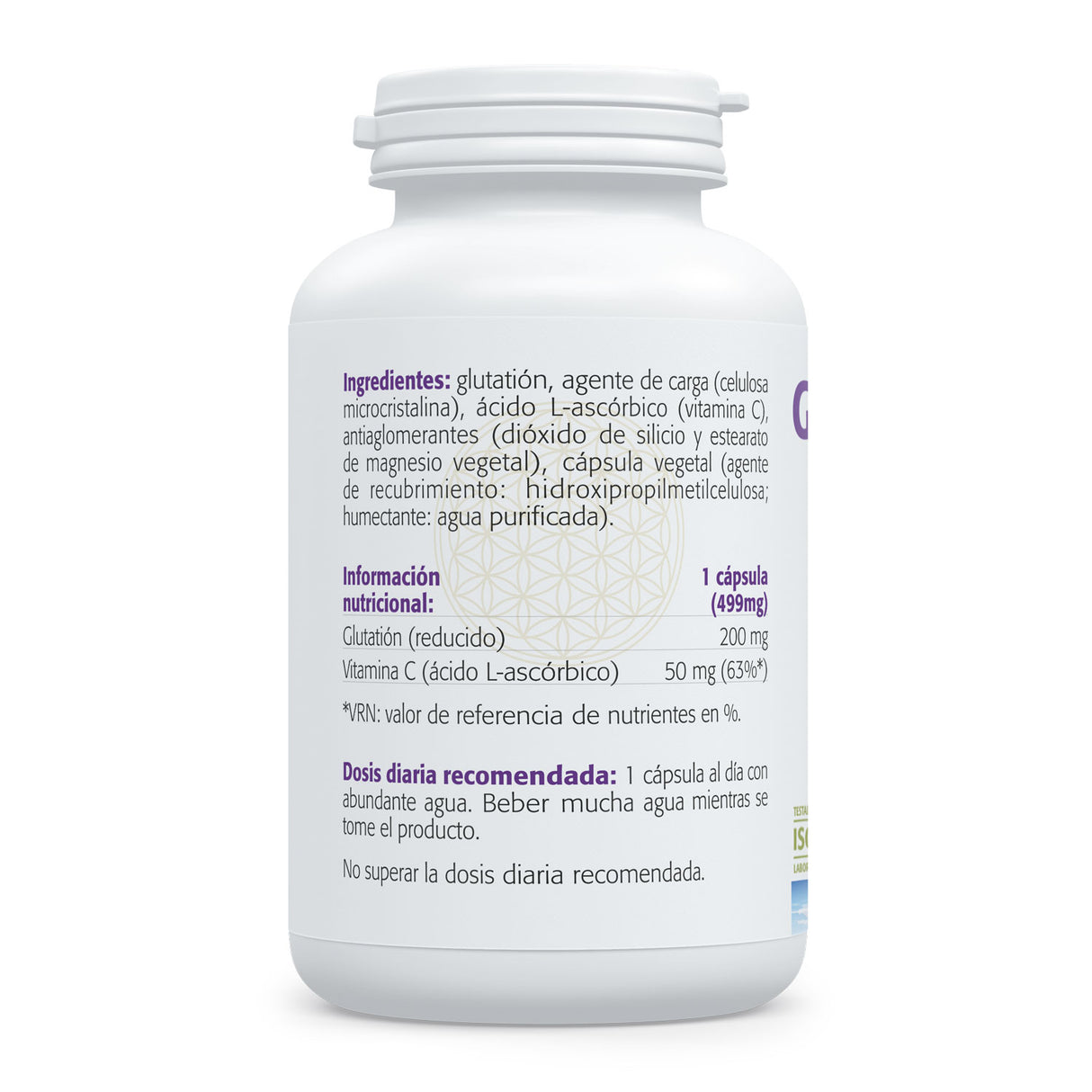 Glutáión 200 & C · Sura Vitasan — información nutricional