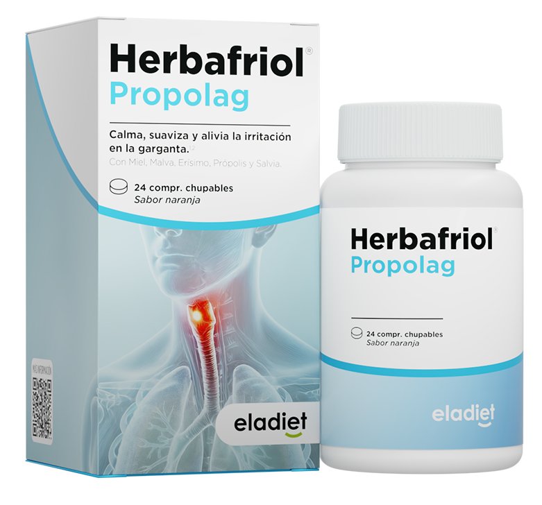 Herbafriol Propolag · Eladiet · 24 comprimidos
