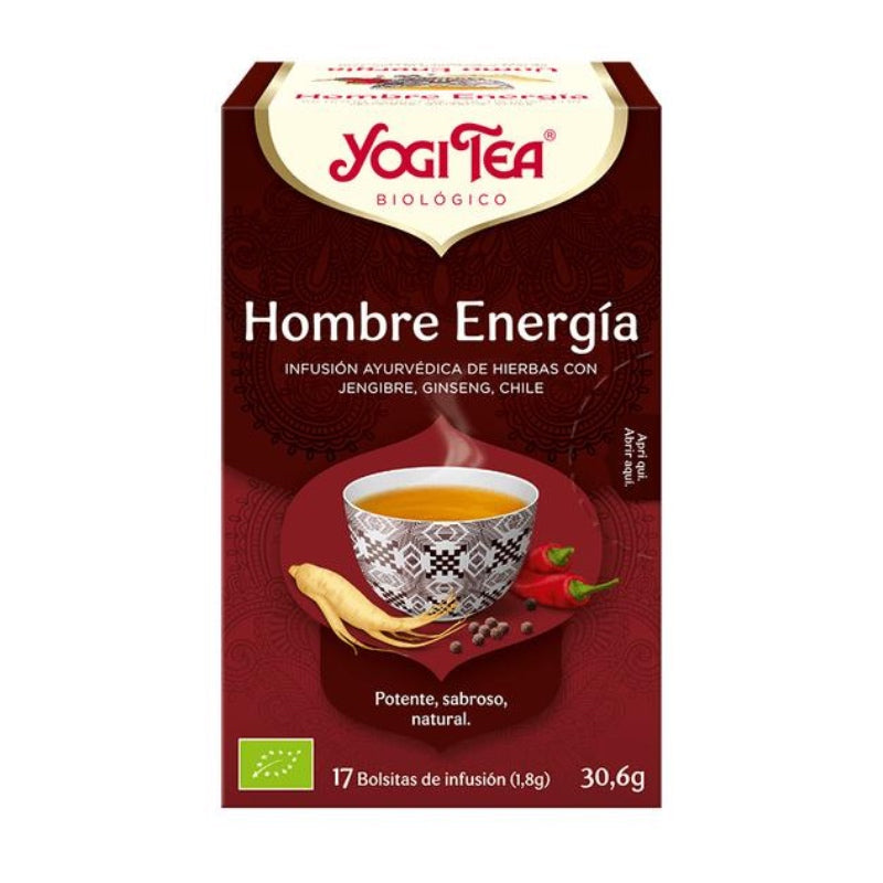 Hombre Energía · Yogi Tea · 17 filtros