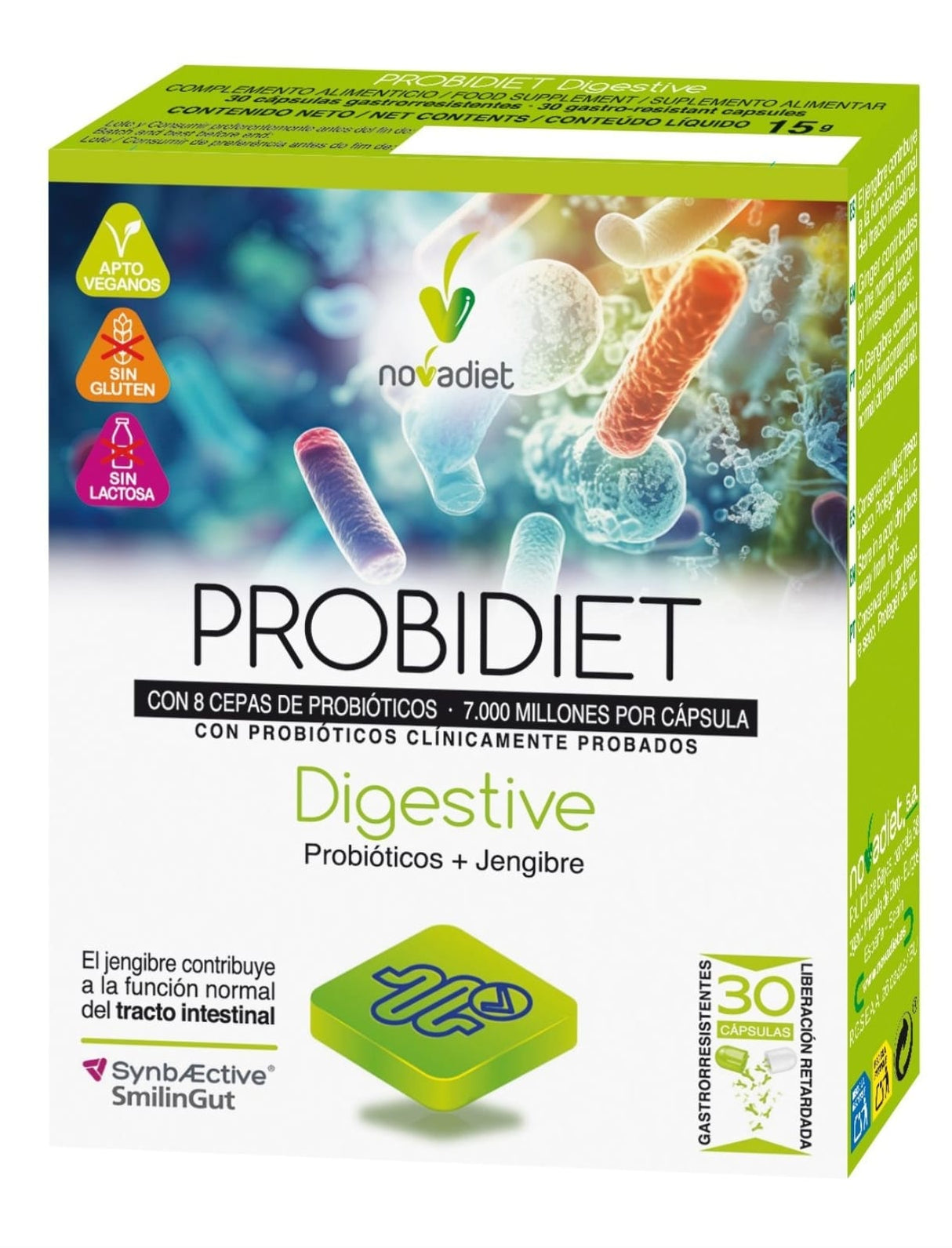 Probidiet Digestive · Nova Diet · 30 cápsulas