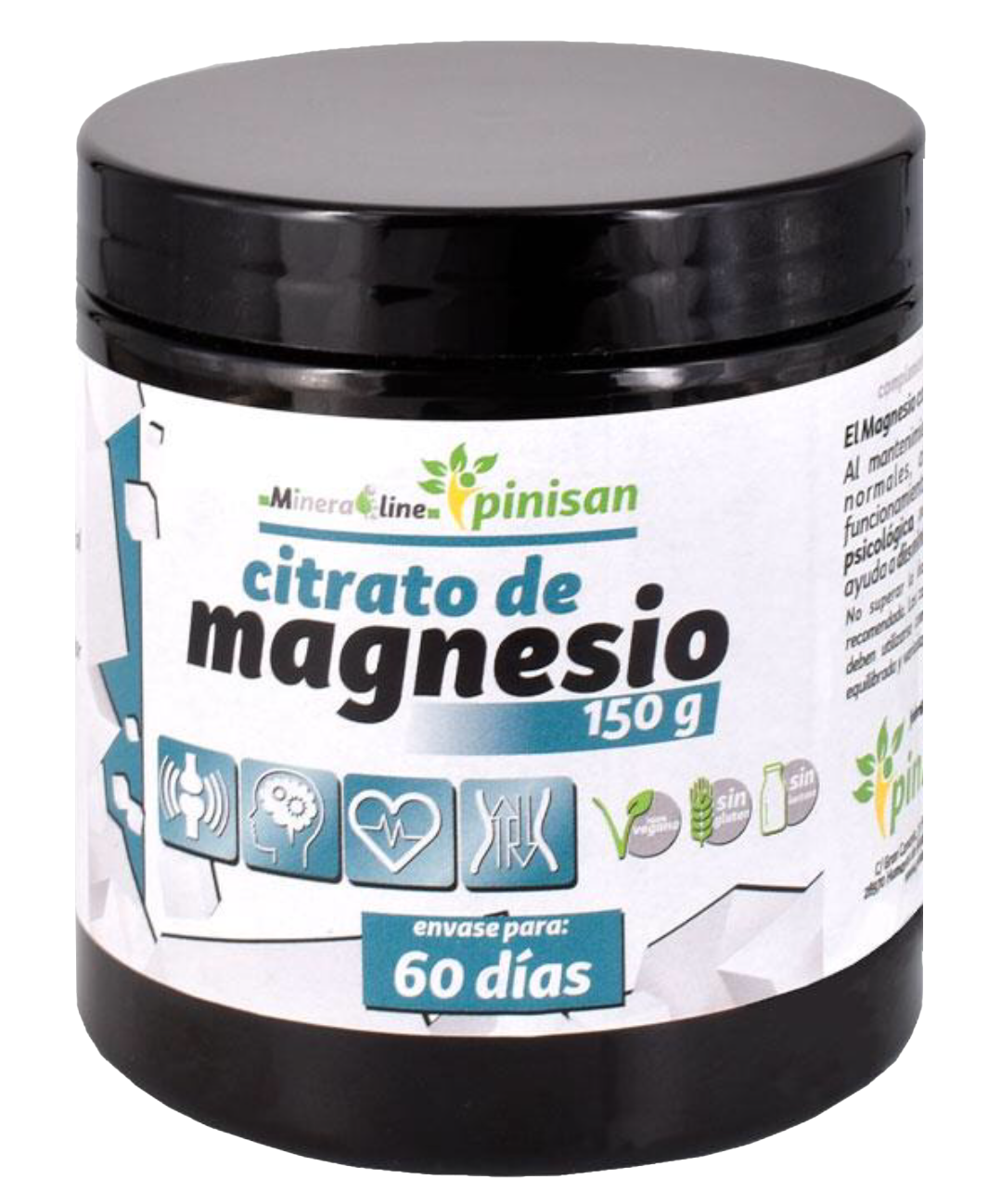 Citrato de Magnesio · Pinisan · 150 gramos