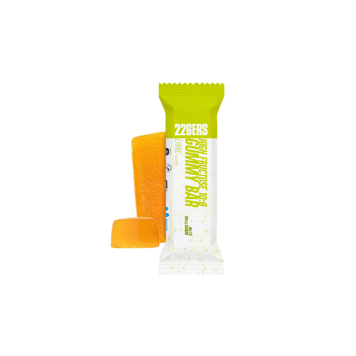 High Fructose Gummy Bar Sabor Lima 226ERS - información nutricional