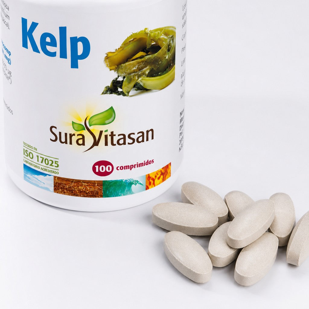 Kelp · Sura Vitasan — detalle comprimidos