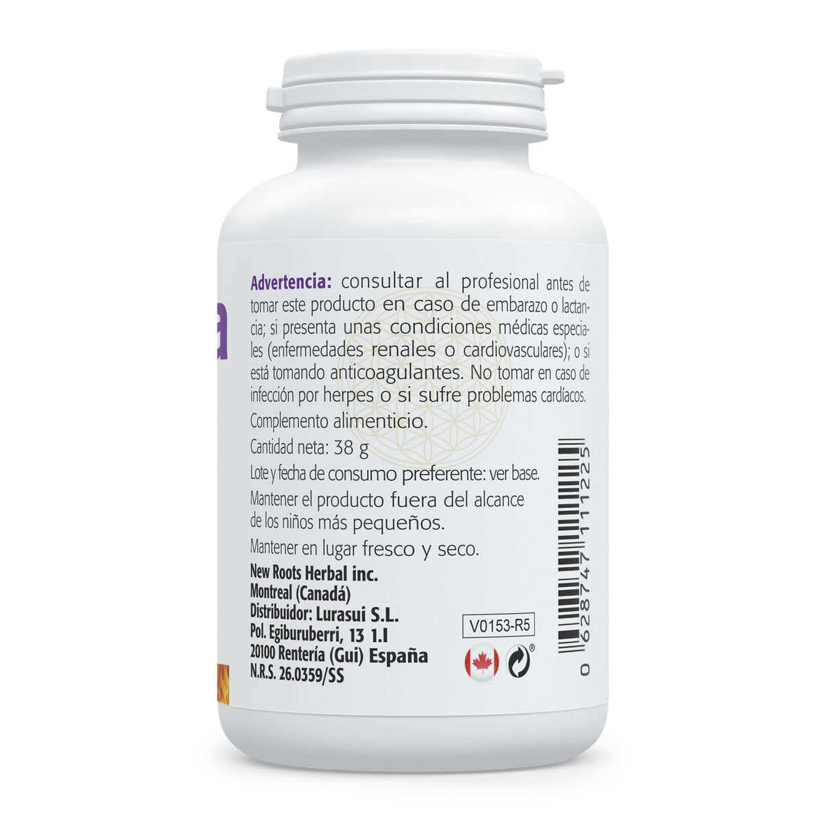 L-Arginina · Sura Vitasan — información nutricional