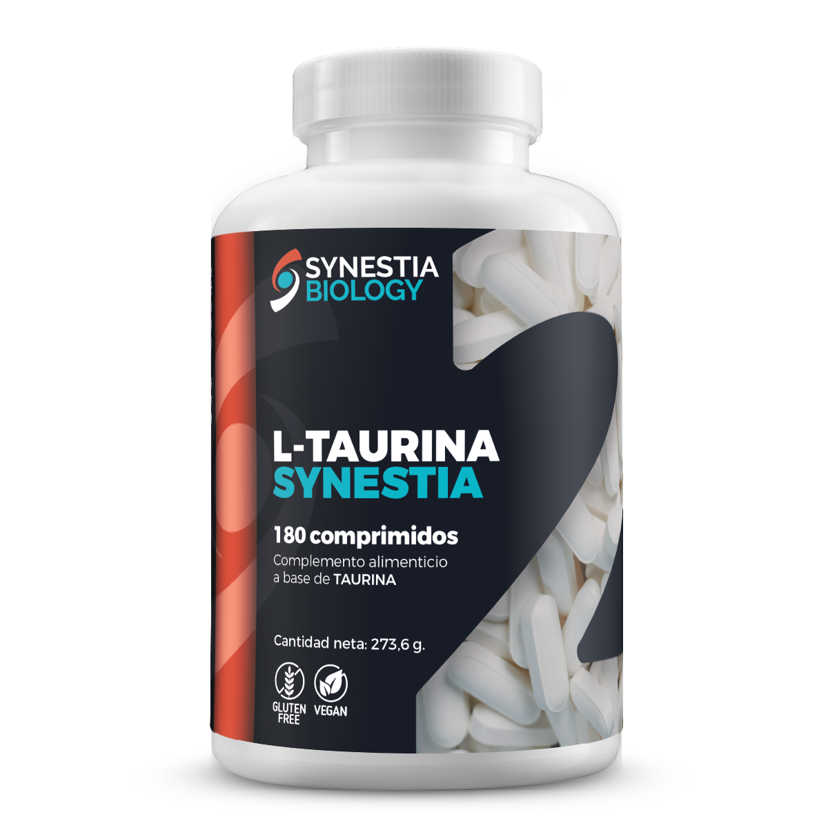 L-Taurina · Synestia Biology · 180 cápsulas