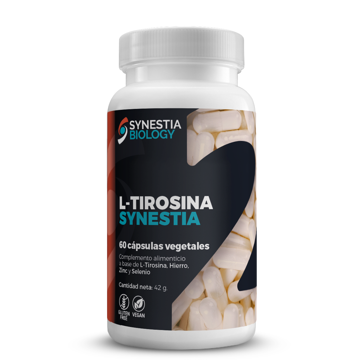 L-Tirosina · Synestia Biology · 60 cápsulas