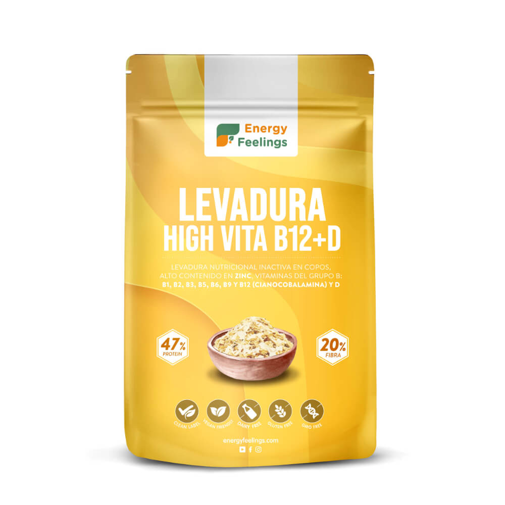 Levadura Nutricional High Vita B+D en Copos · Energy Feelings · 250 gramos