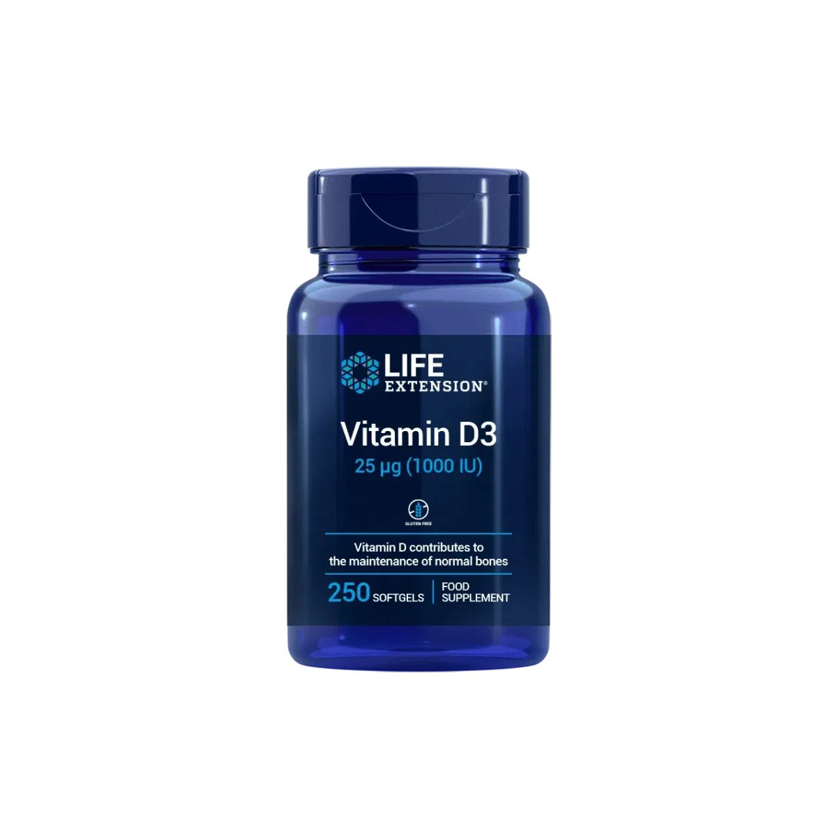 Vitamin D3 1.000 IU · Life Extension · 250 perlas