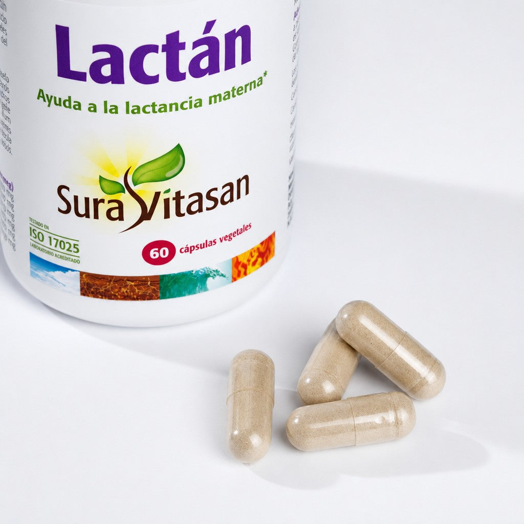 Lactán · Sura Vitasan — detalle cápsulas