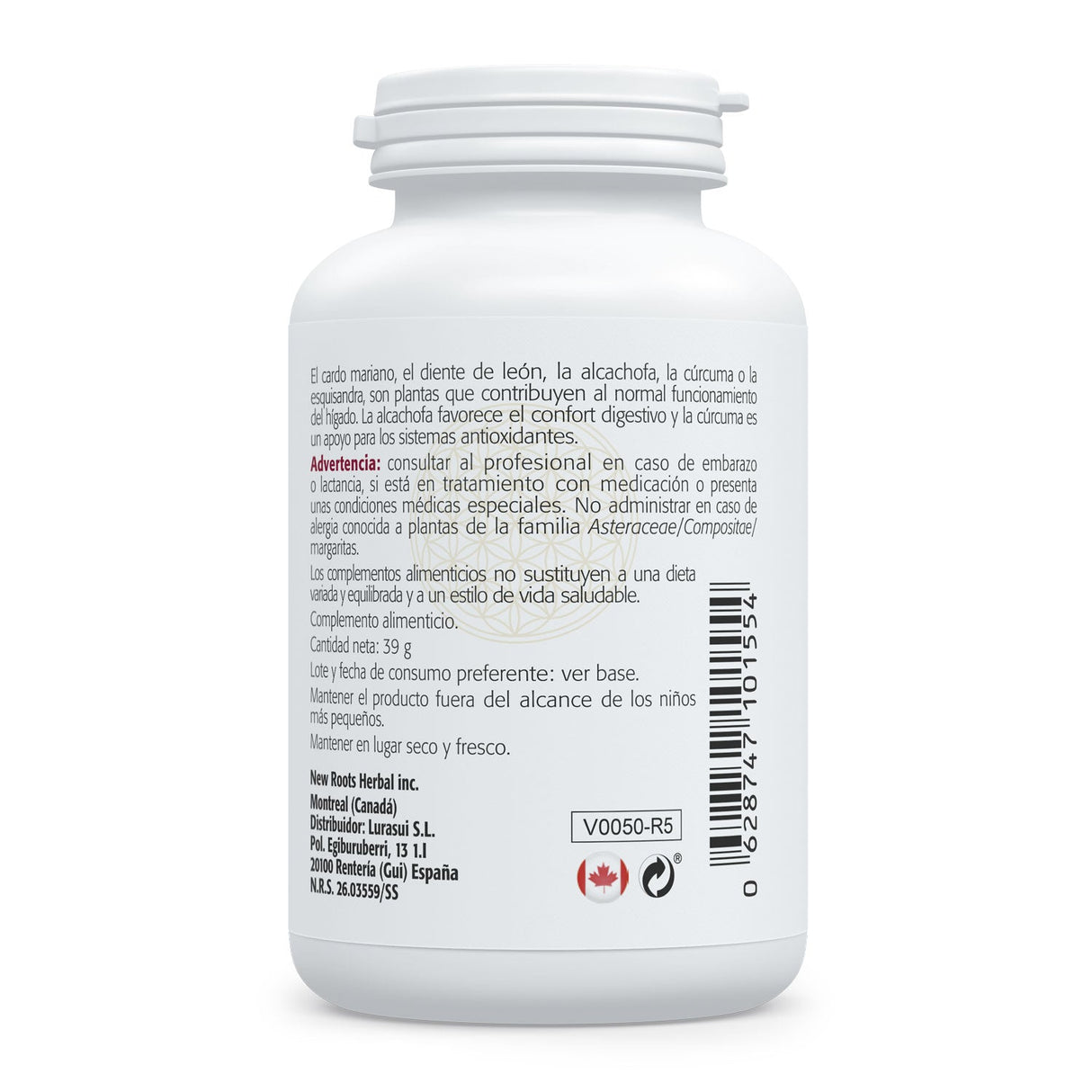 Liver · Sura Vitasan — información nutricional