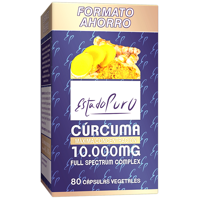Cúrcuma 10.000 mg Full Spectrum Complex - Formato Ahorro · Tongil · 80 cápsulas