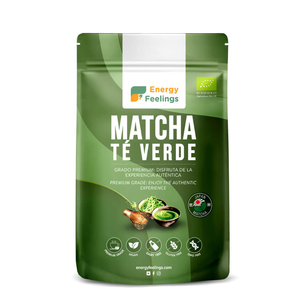 Té Verde Matcha Premium Eco en Polvo · Energy Feelings · 100 gramos