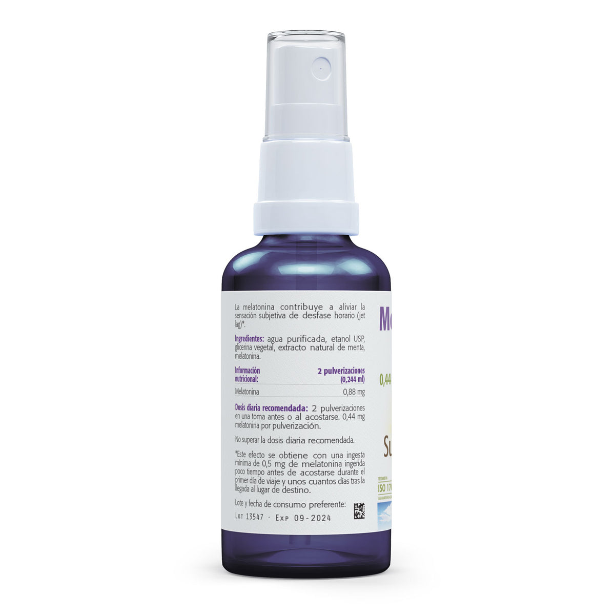 Melatonina Spray · Sura Vitasan — ritmo circadiano