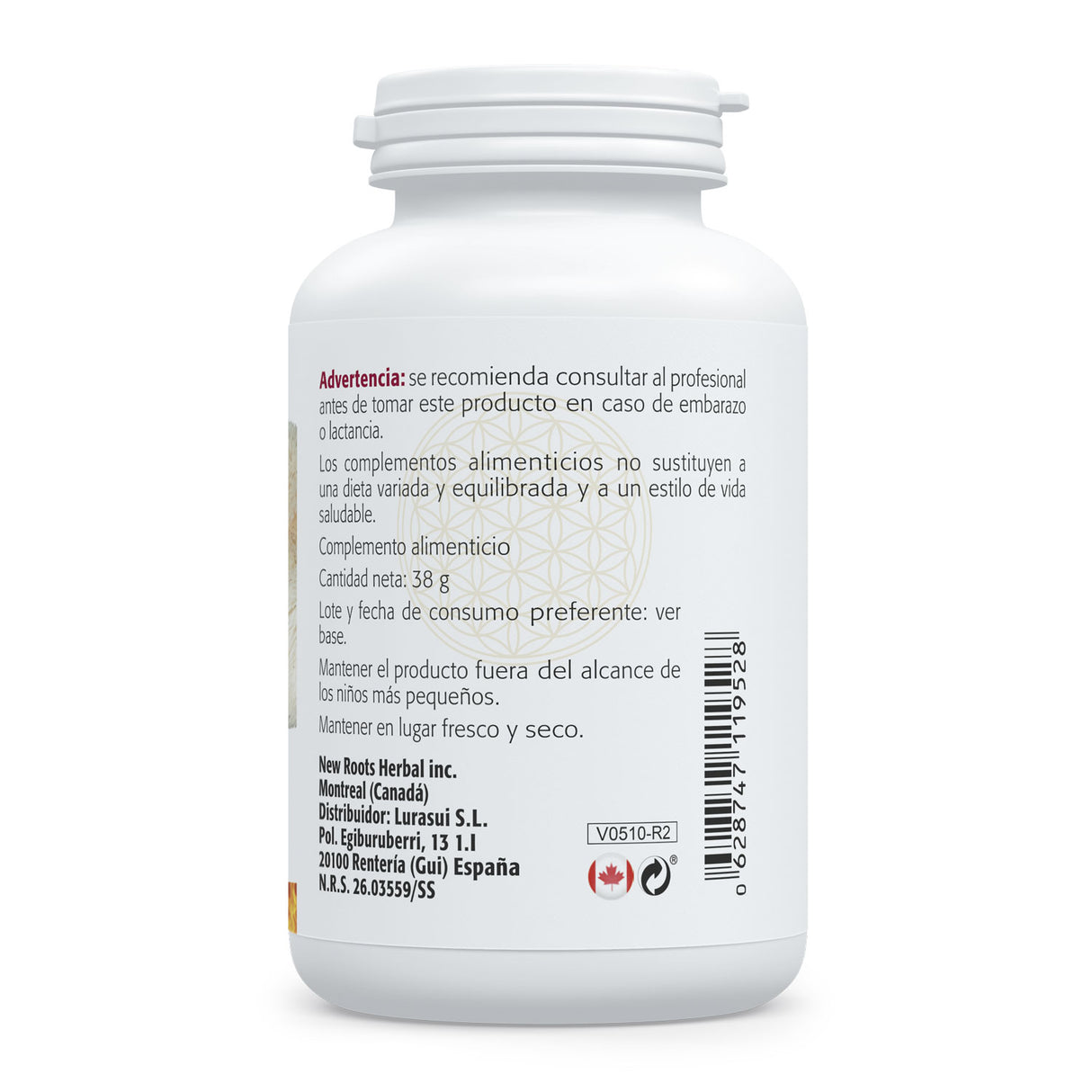 Melena de León · Sura Vitasan — información nutricional