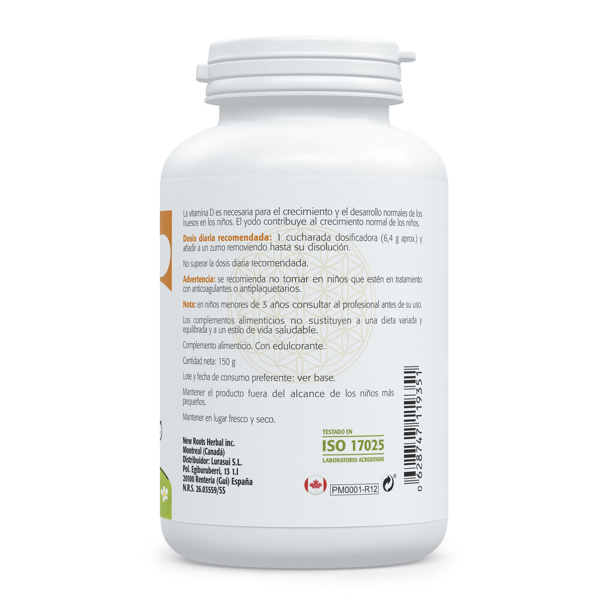 Multi Peques · Sura Vitasan — información nutricional
